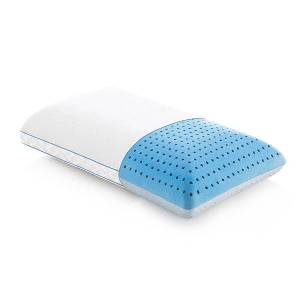 Fabrictech Cooling Memory Fiber Pillow Queen, White